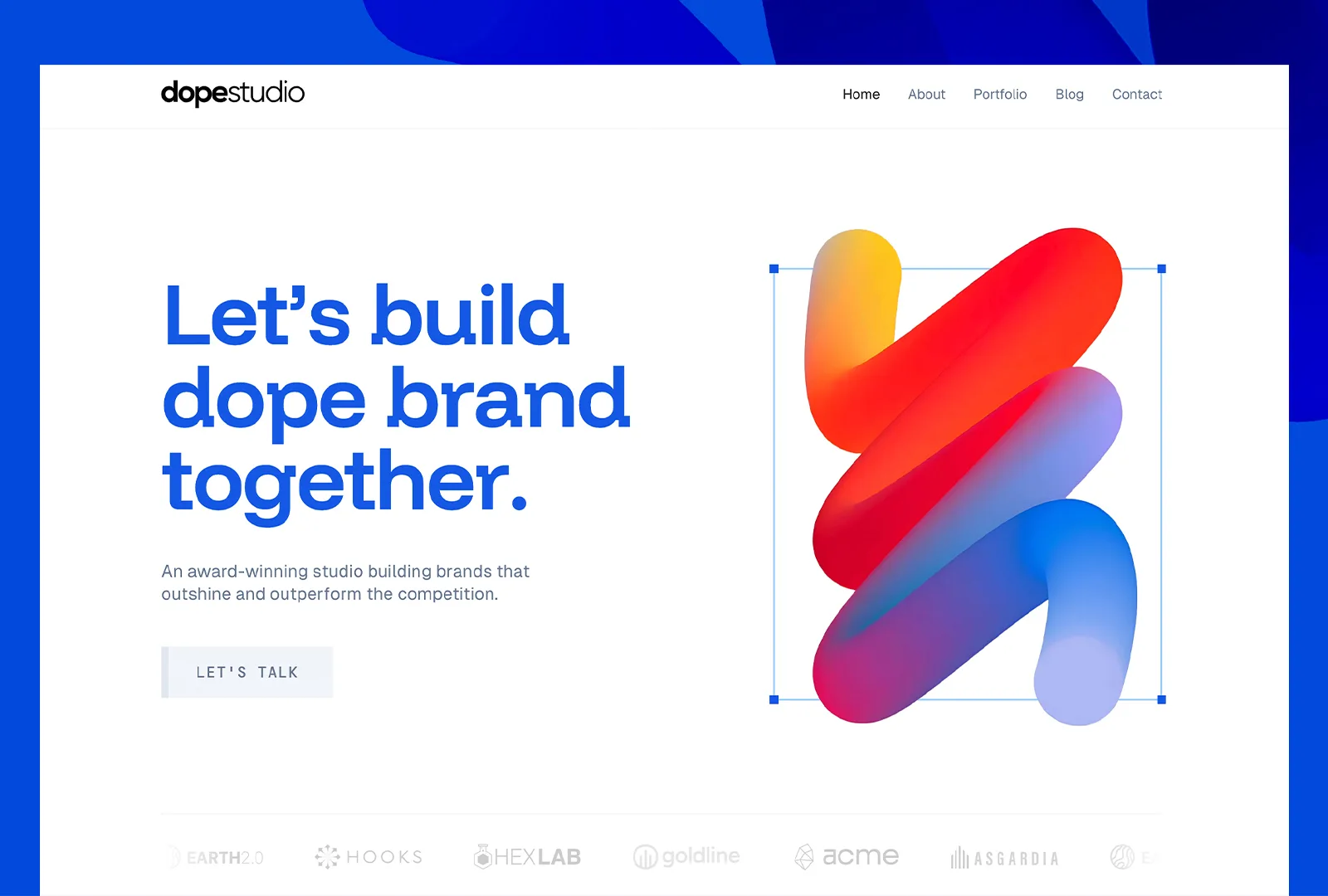 Dope Studio — Free Agency Website Template — Essa Donzo Framer Template