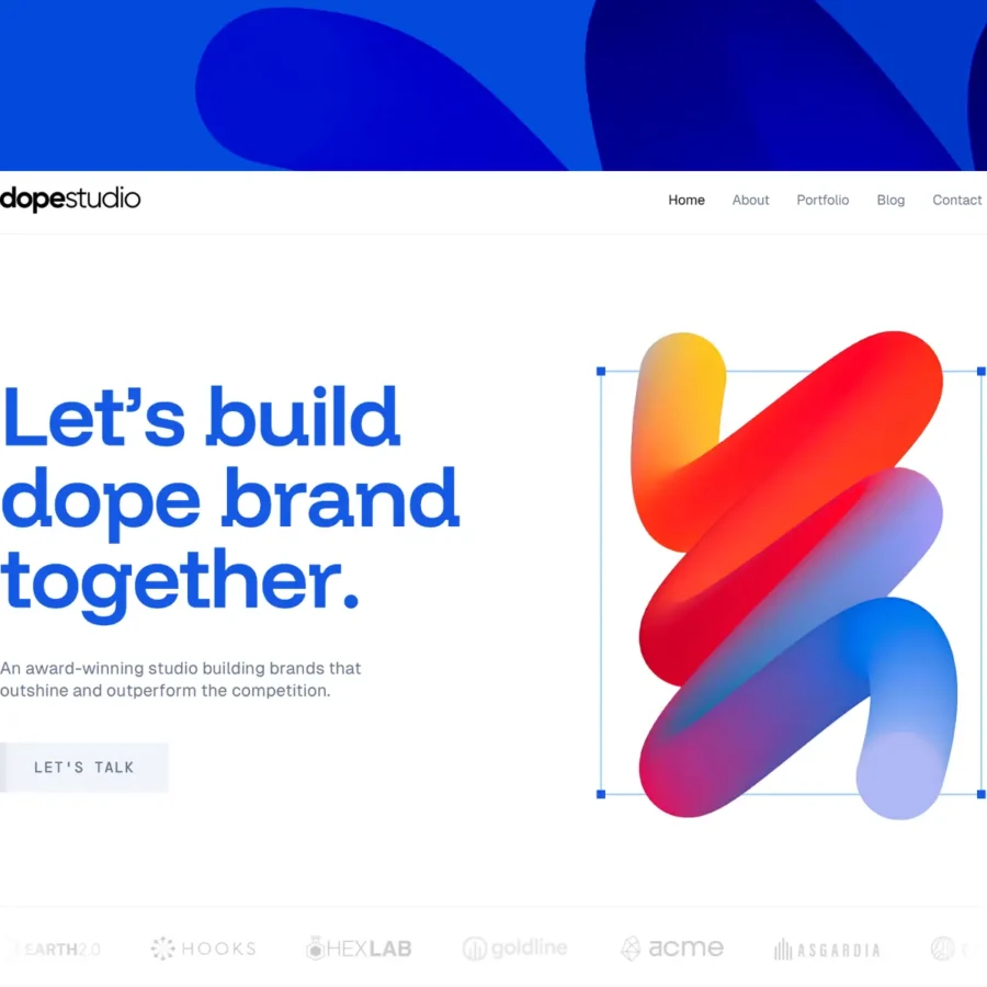 Dope Studio — Free Agency Website Template — Essa Donzo Framer Template