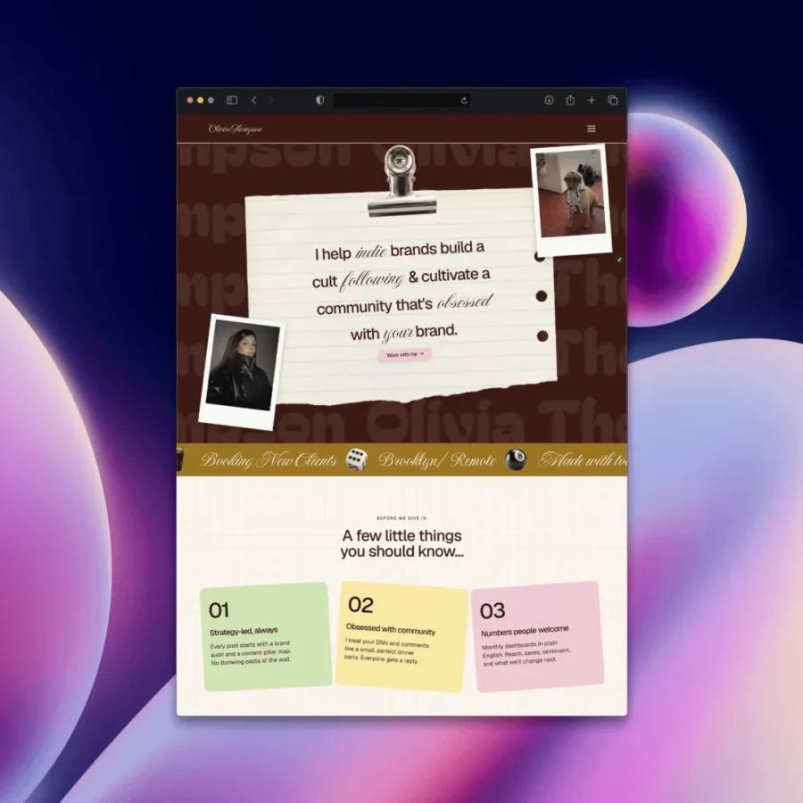 Plum · Women's Holistic Wellness Coaching — Florencia Framer Template