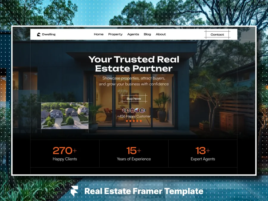 Dwelling — Real Estate & Agency Template — Anayatul Islam Framer Template