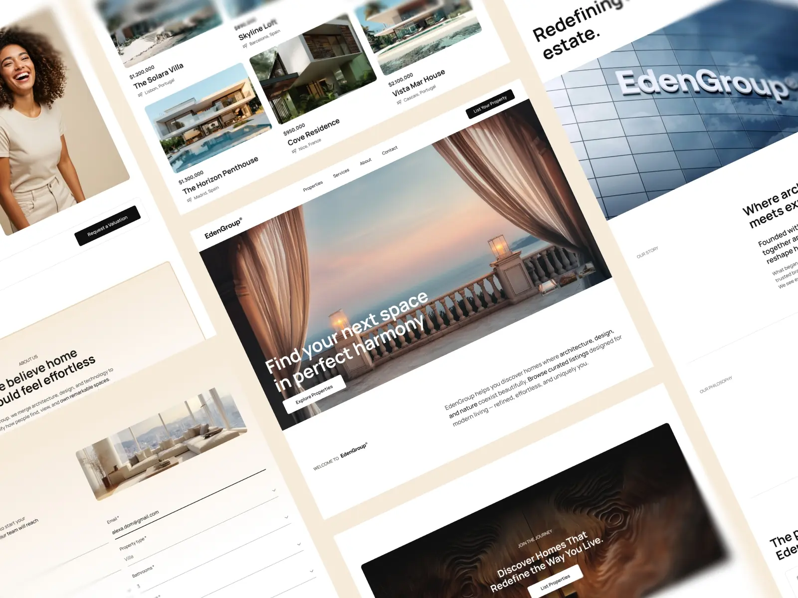 EdenGroup® — Premium Real Estate Framer Templat