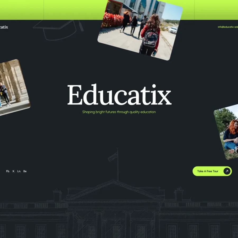 Educatix — School, College Education Template — Template Munk Framer Template