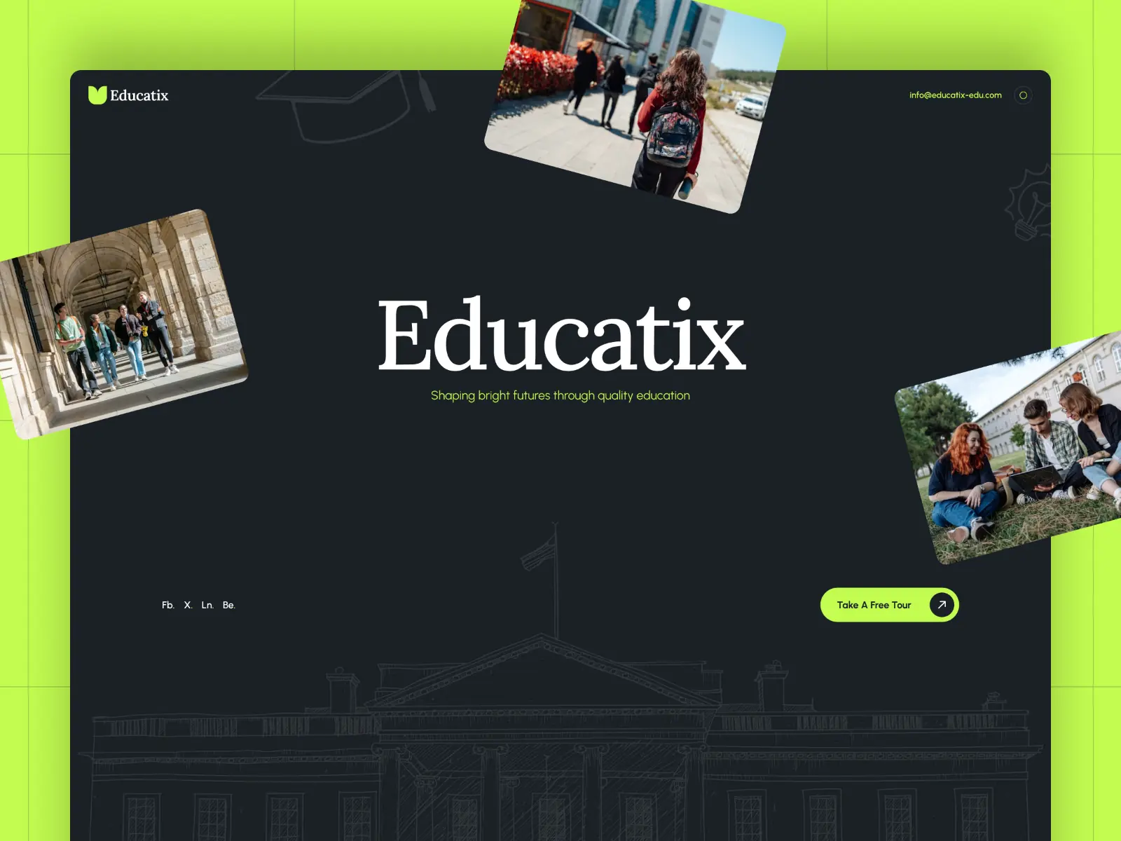 Educatix — School, College Education Template — Template Munk Framer Template