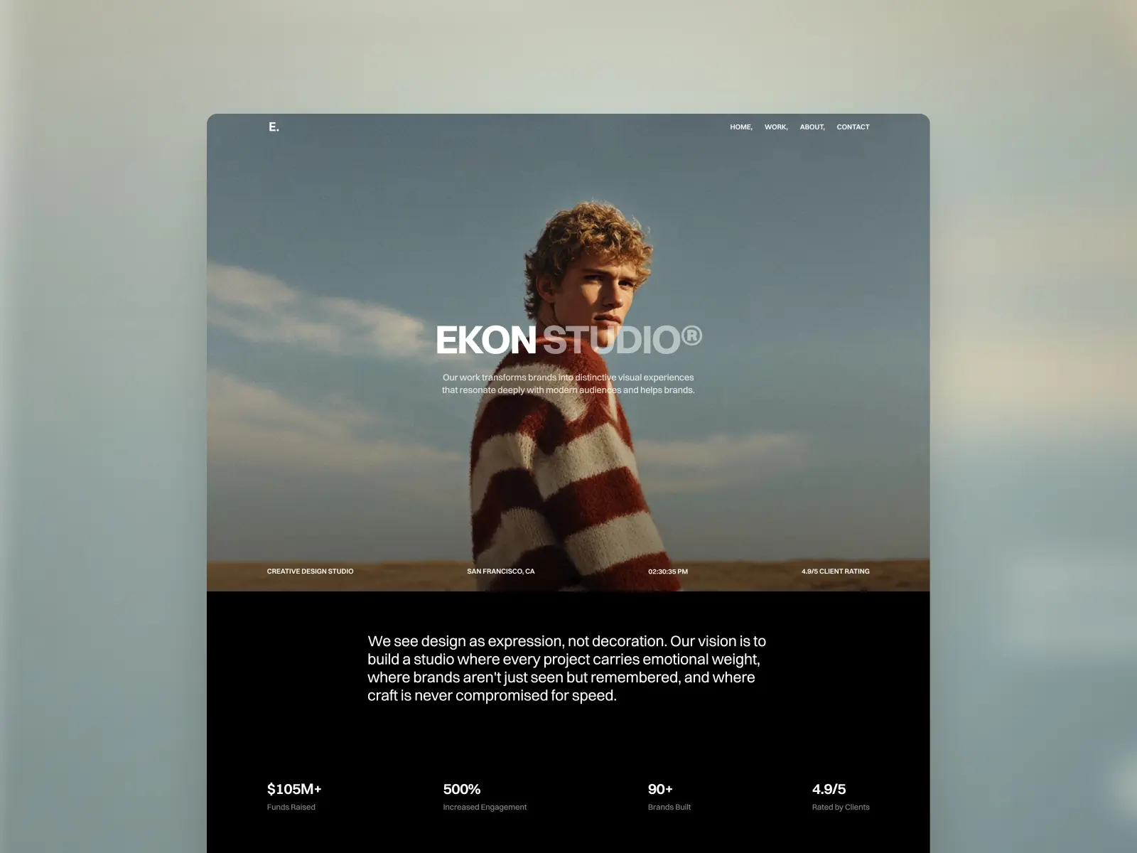 Ekon — Premium Portfolio Template