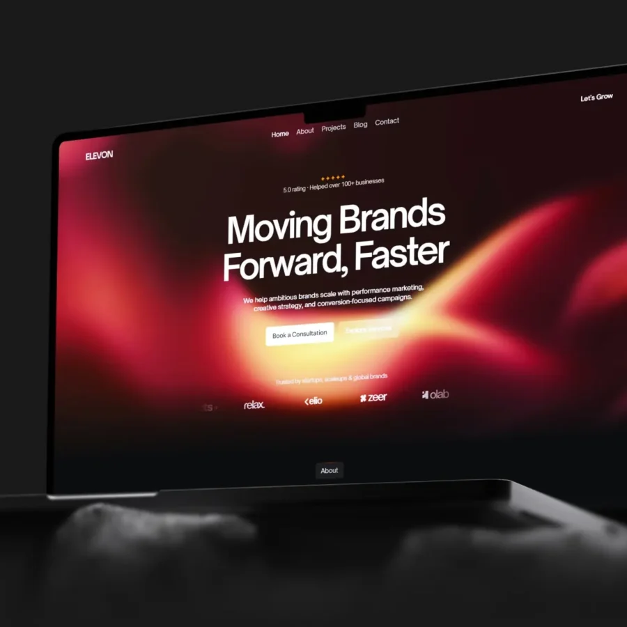ELEVON — Marketing Agency Template — Clariv Studio Framer Template