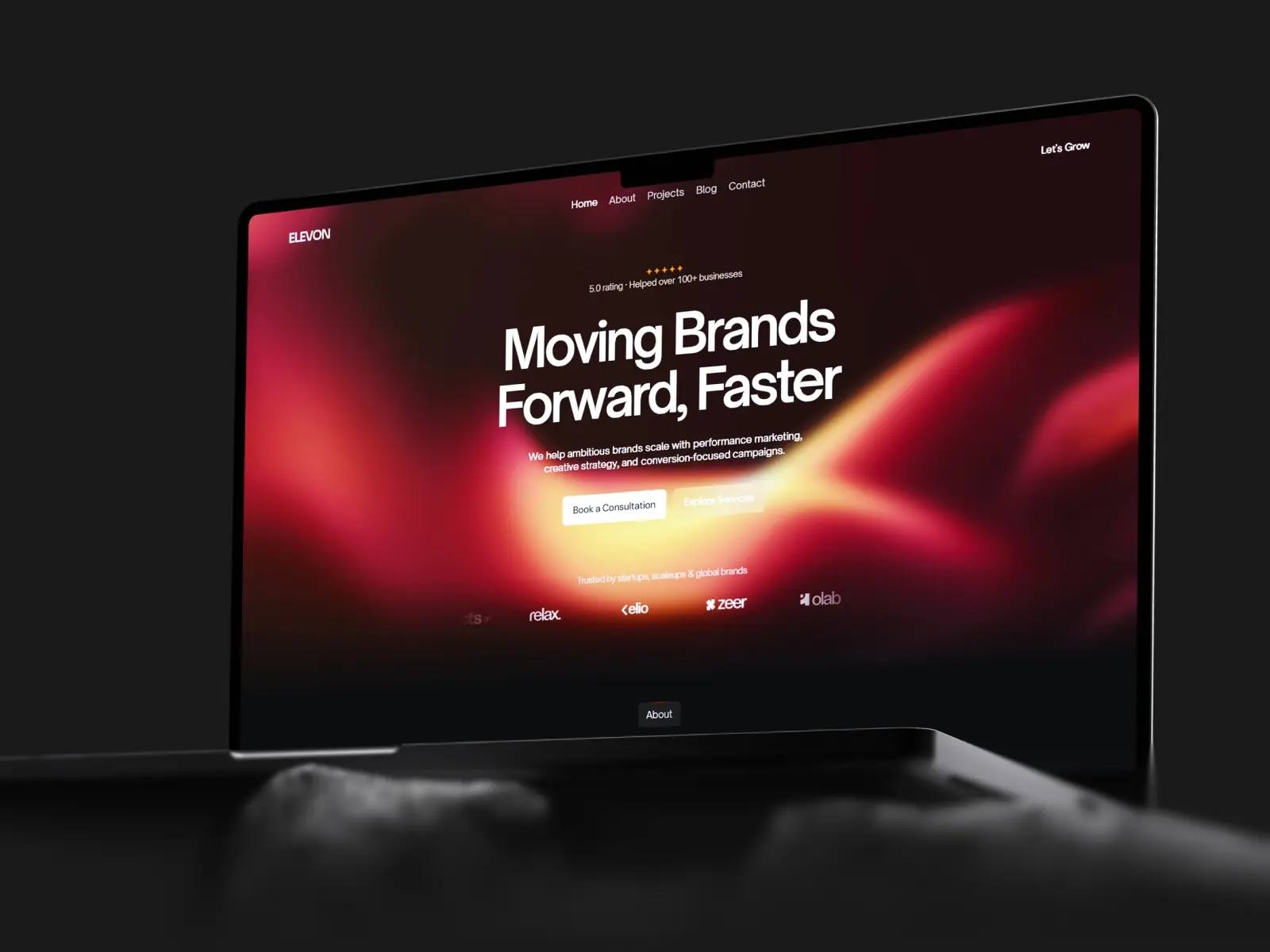 ELEVON — Marketing Agency Template — Clariv Studio Framer Template