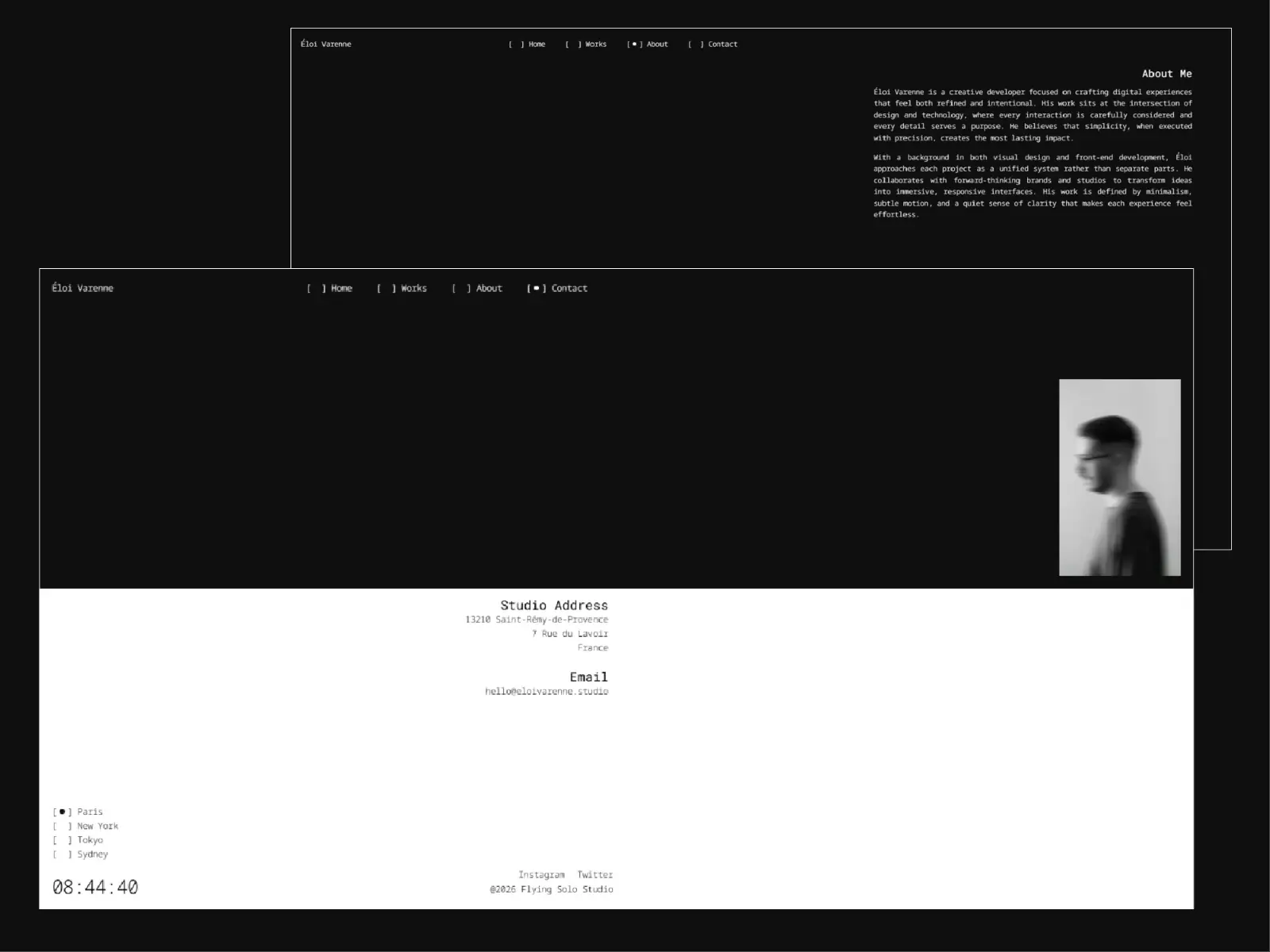 Éloi Varenne — Minimal Portfolio Template