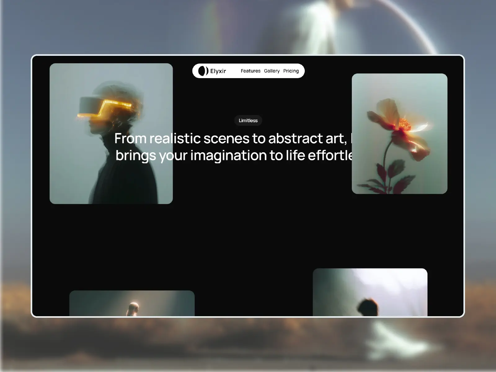 Elyxir — Modern AI Image Studio Template