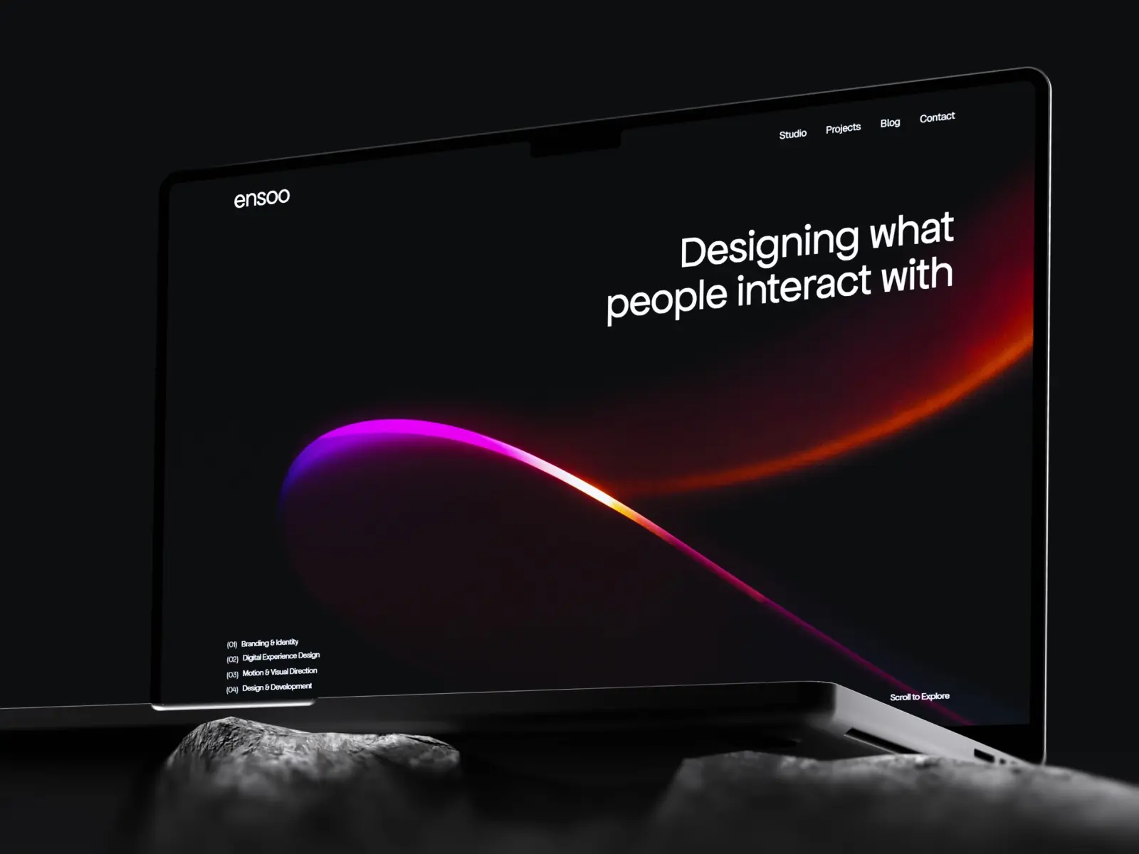 Ensoo — Creative Studio Website Template — Clariv Studio Framer Template