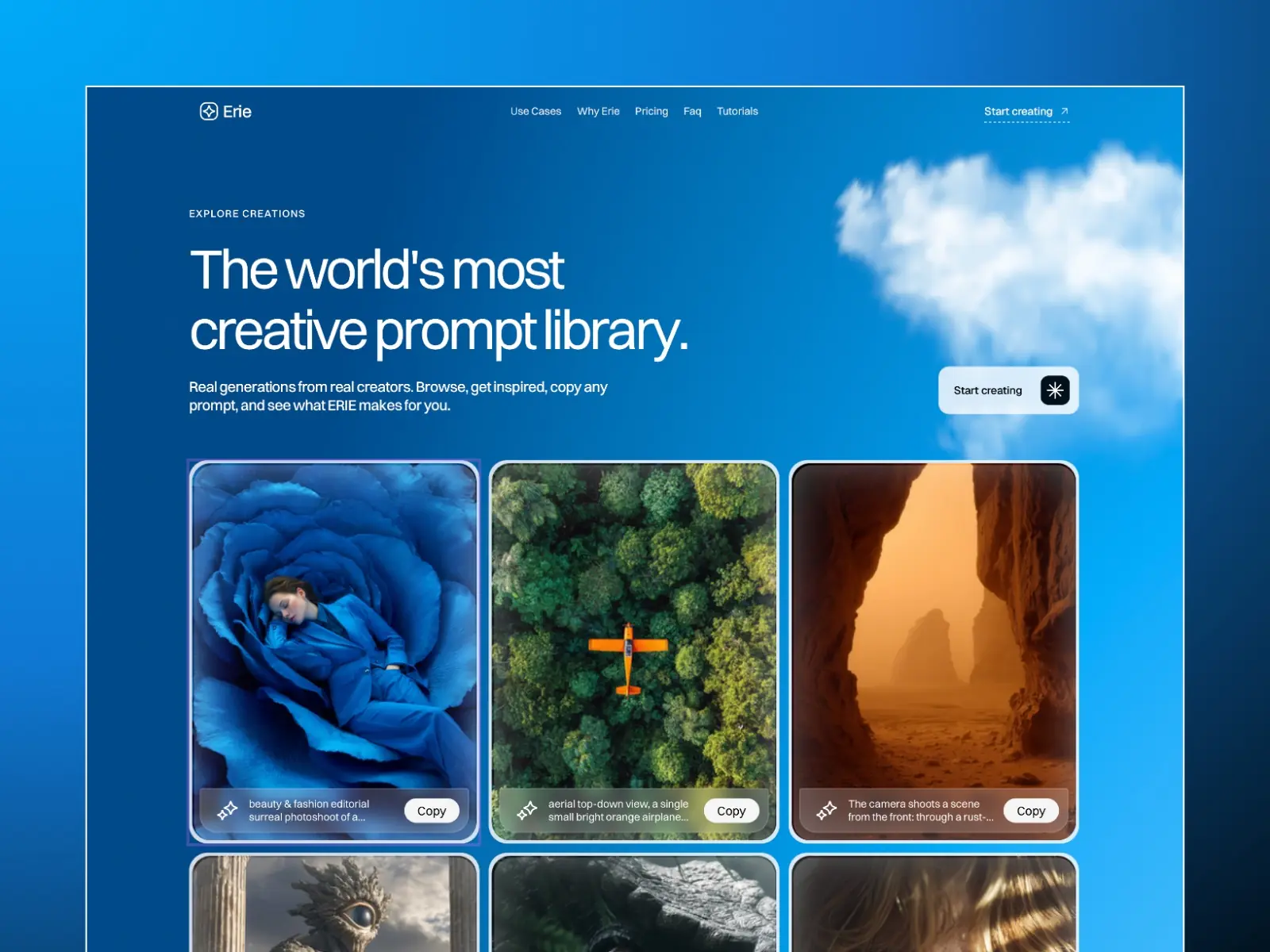 Erie — AI Creative Platform Template