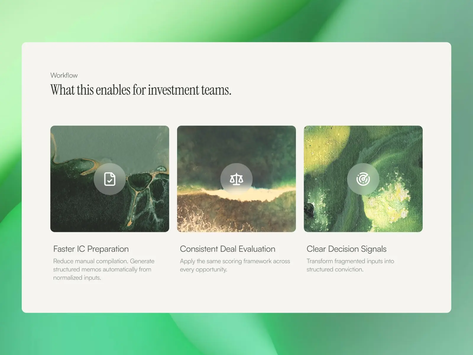 Evident — Template for decision platforms
