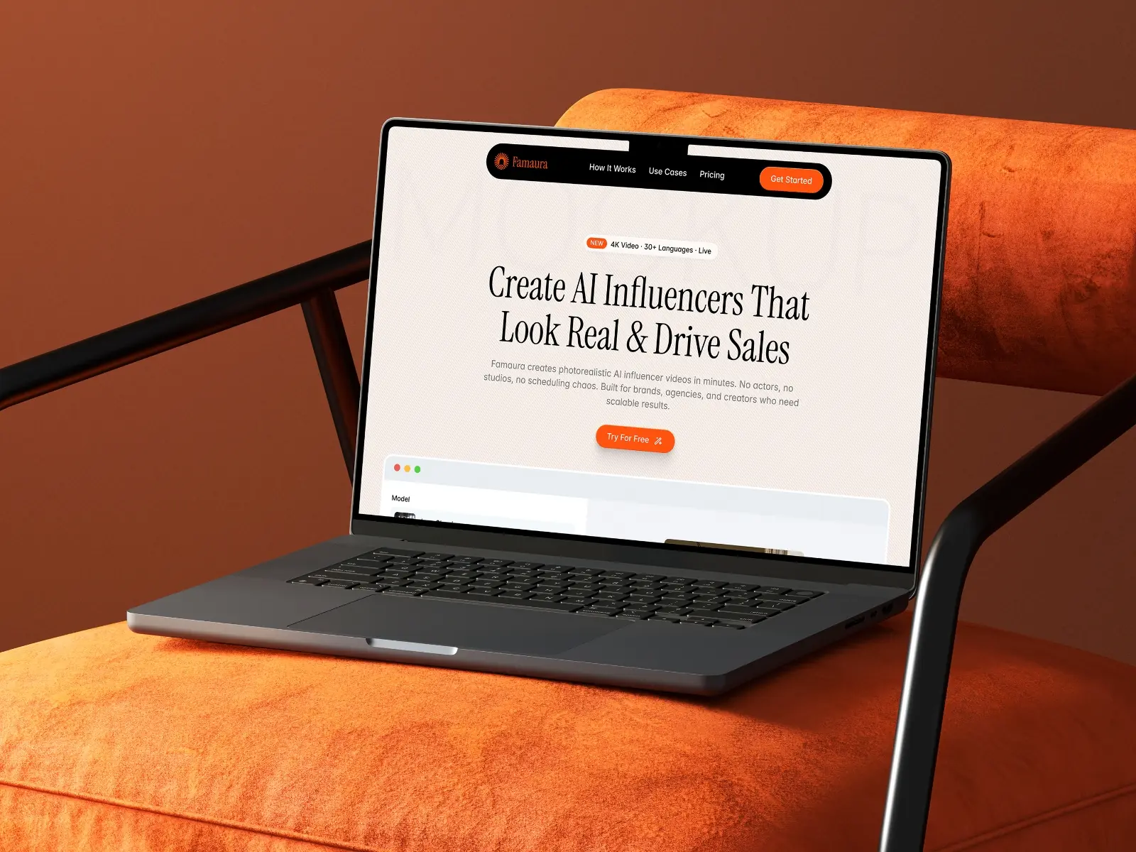 Famaura — AI Influencer SaaS Template