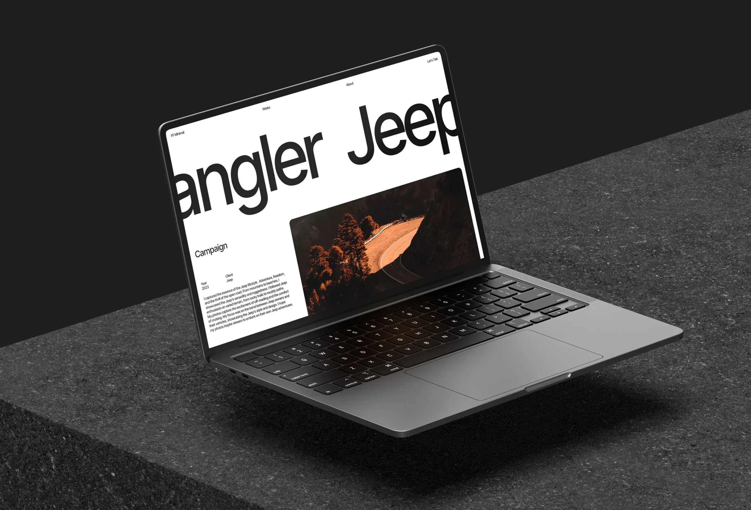 FFMinimal — Minimalist Portfolio Template