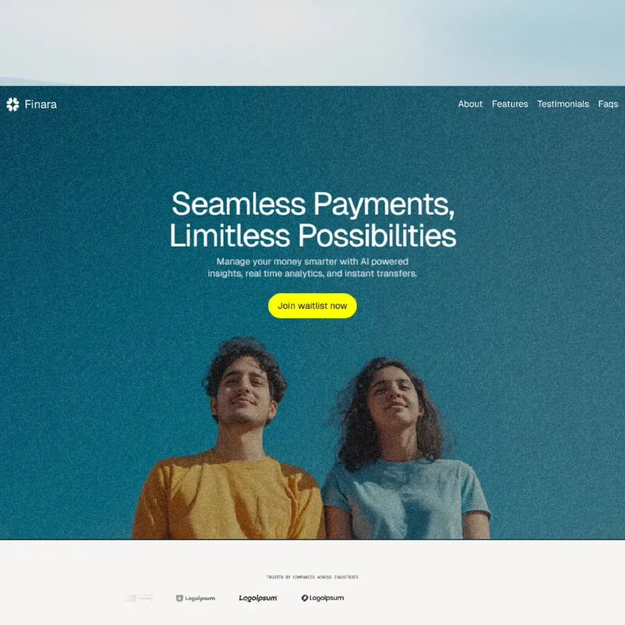 Finara — AI fintech website — UsamaKhowaja Framer Template