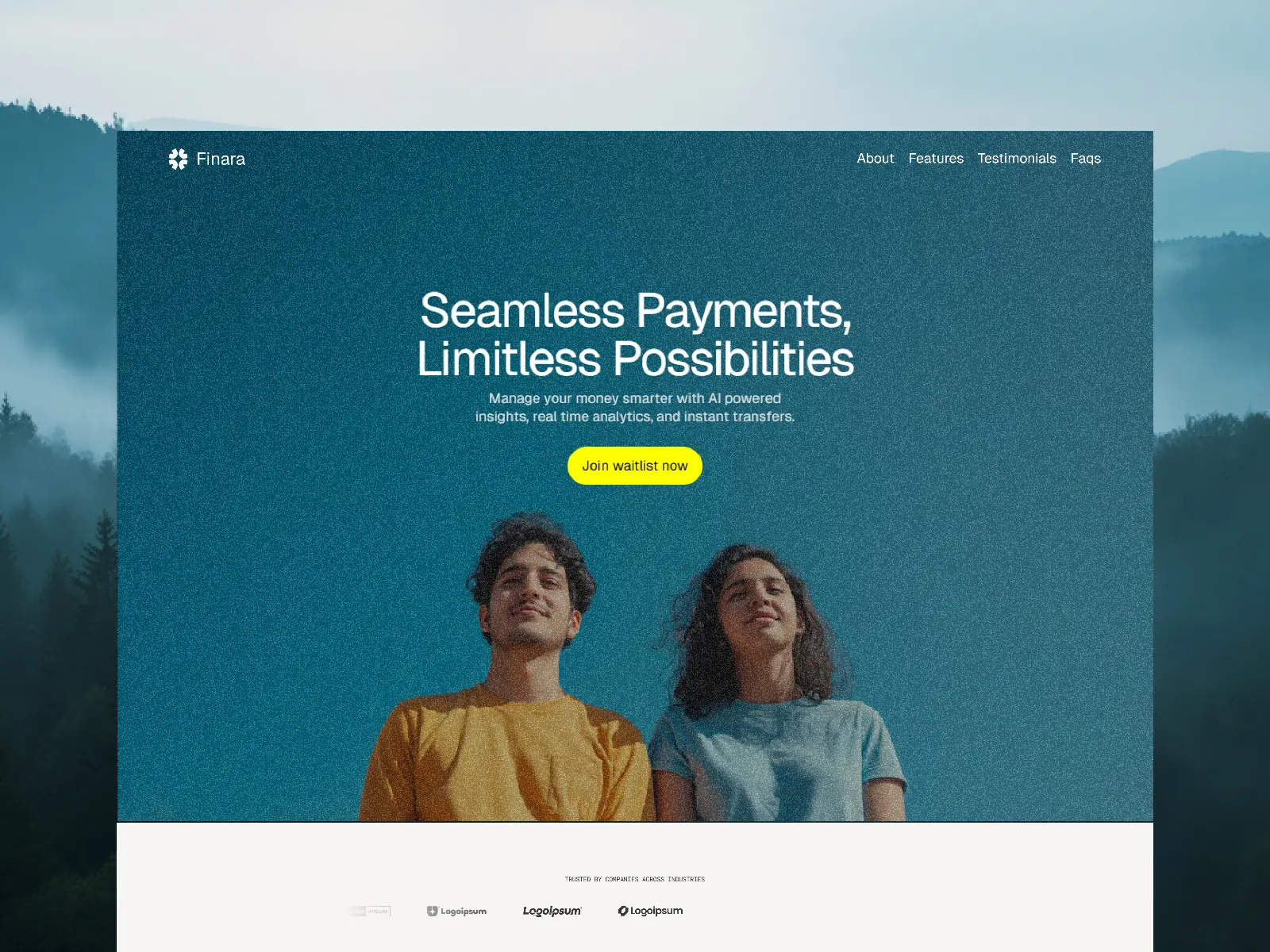Finara — AI fintech website — UsamaKhowaja Framer Template