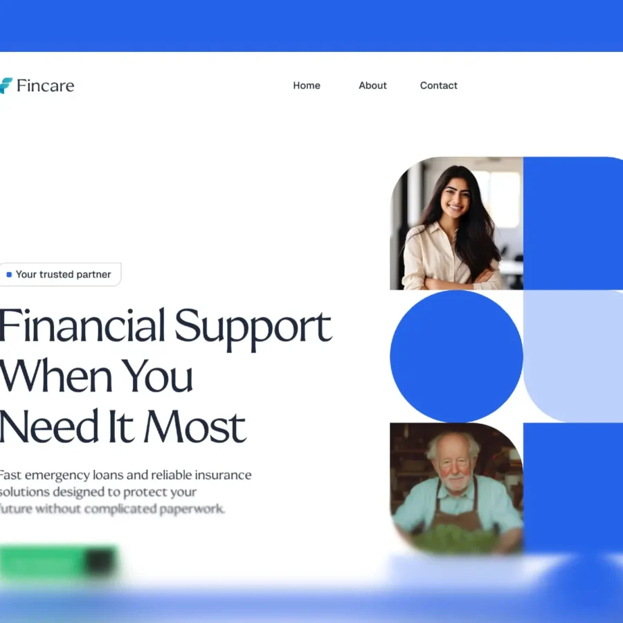 Fincare — Loan, Insurance, Banking & Finance — Elements Library Framer Template