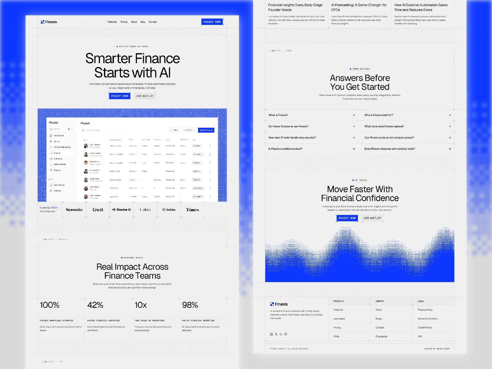 Finexis — Premium AI SaaS Template