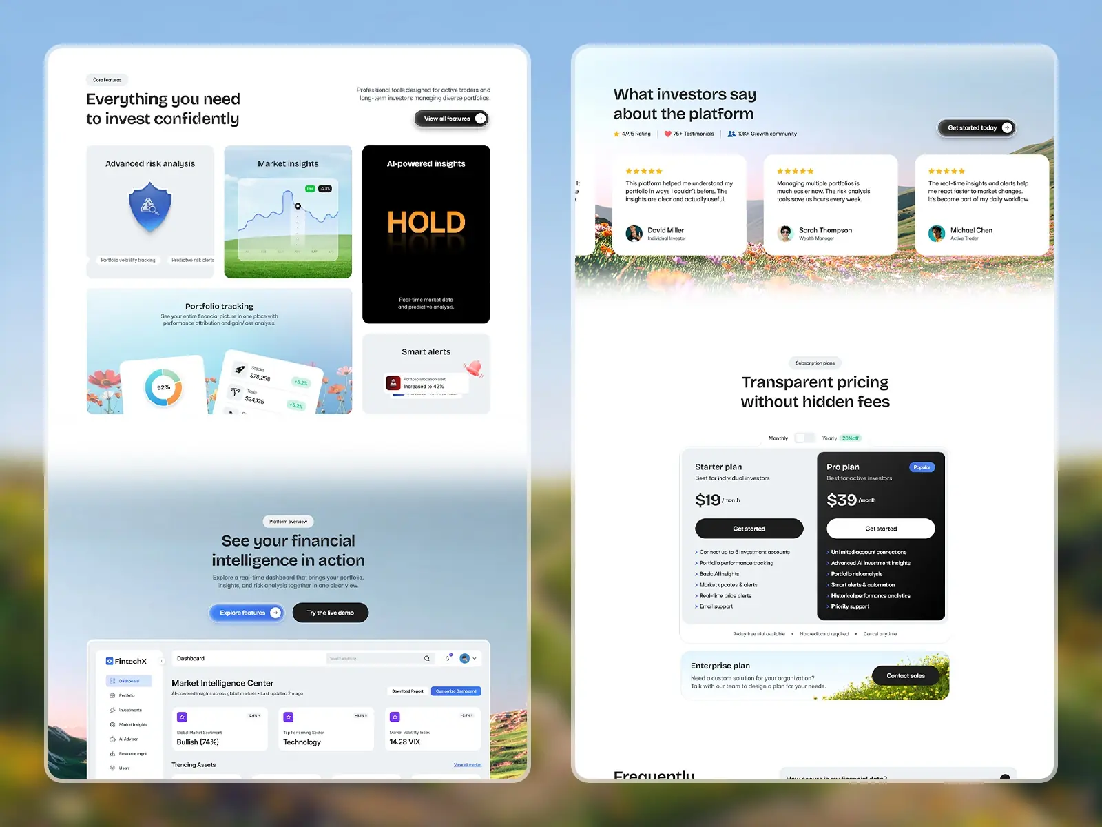 FintechX — Finance & Fintech SaaS Template