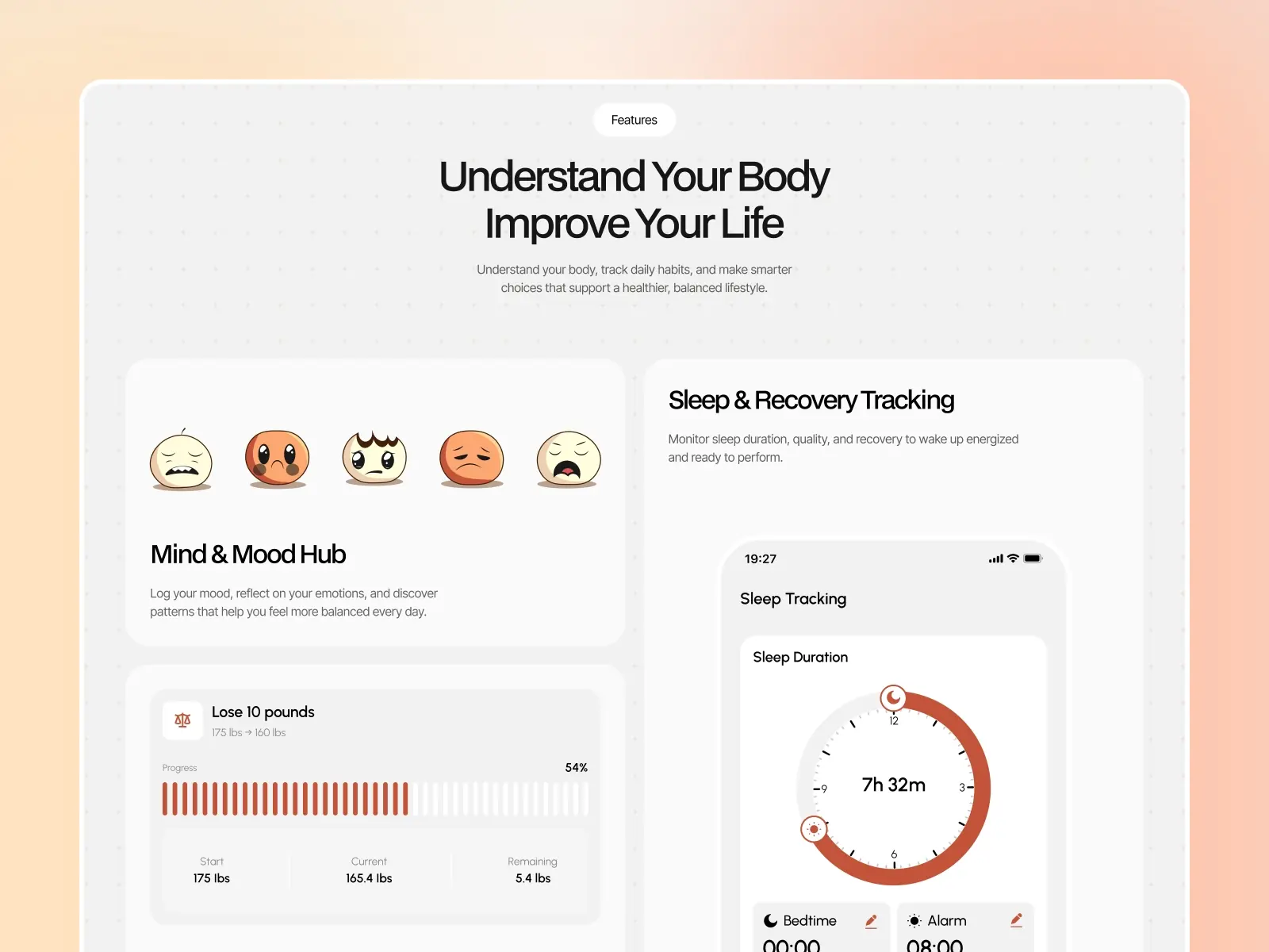 Fithub — Fitness Mobile App Landing Page