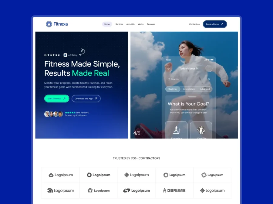 Fitnexa — Fitness Business Template — Arini Studio Framer Template