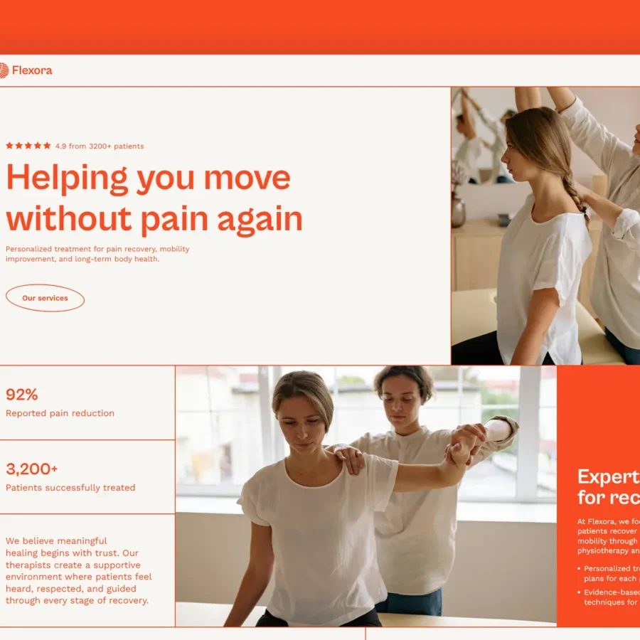 Flexora — Therapy & Wellness Template — Salim from Webestica Framer Template