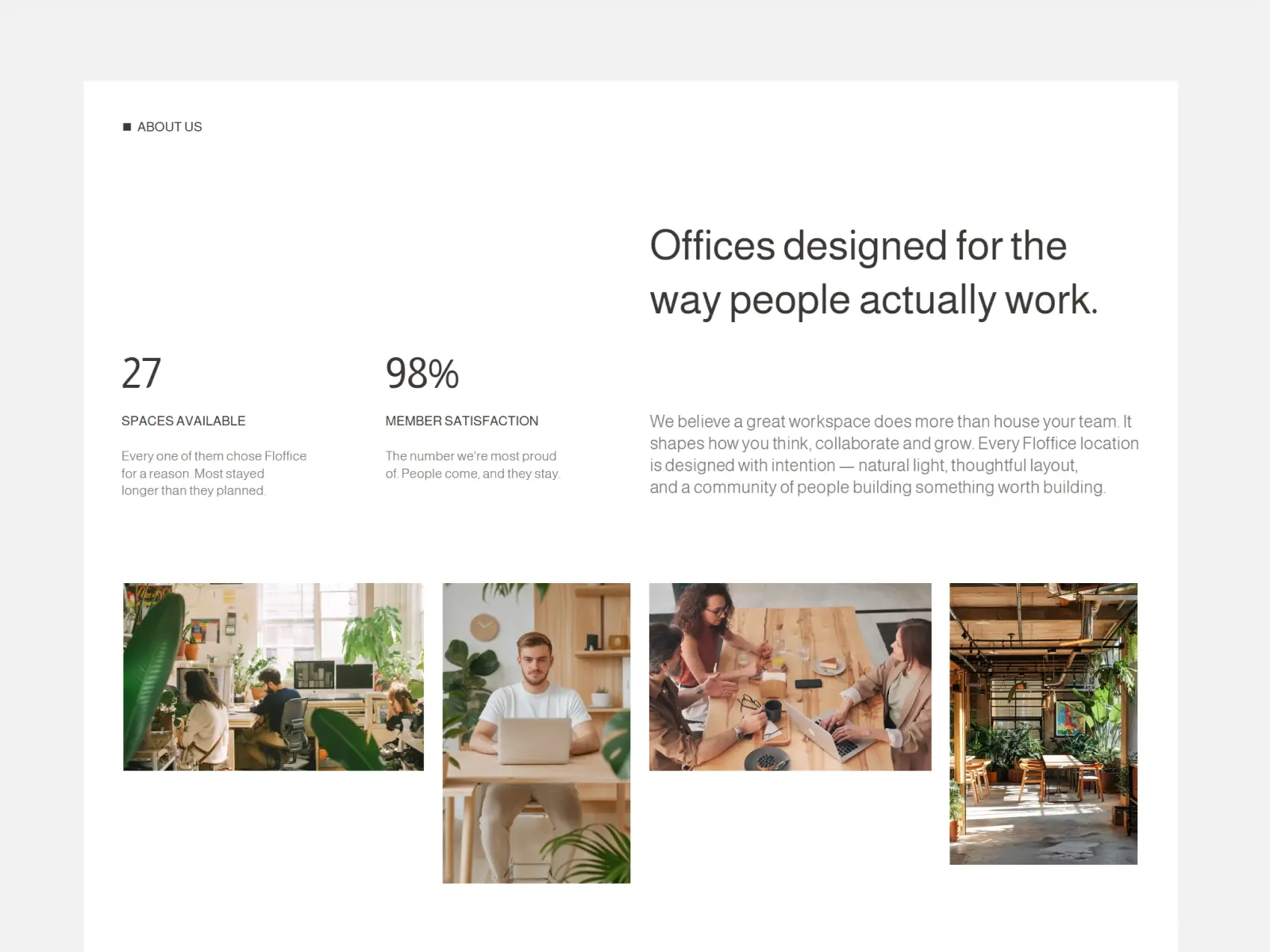Floffice — Coworking & flex office template
