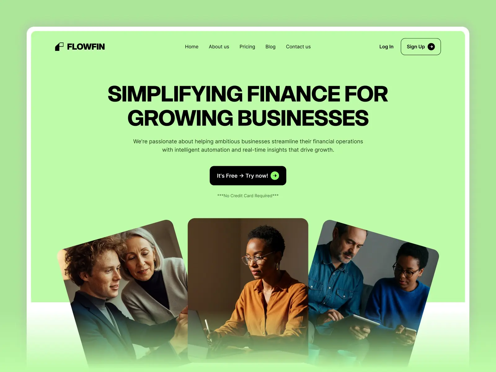 Flowfin — Modern SaaS & Startup Template
