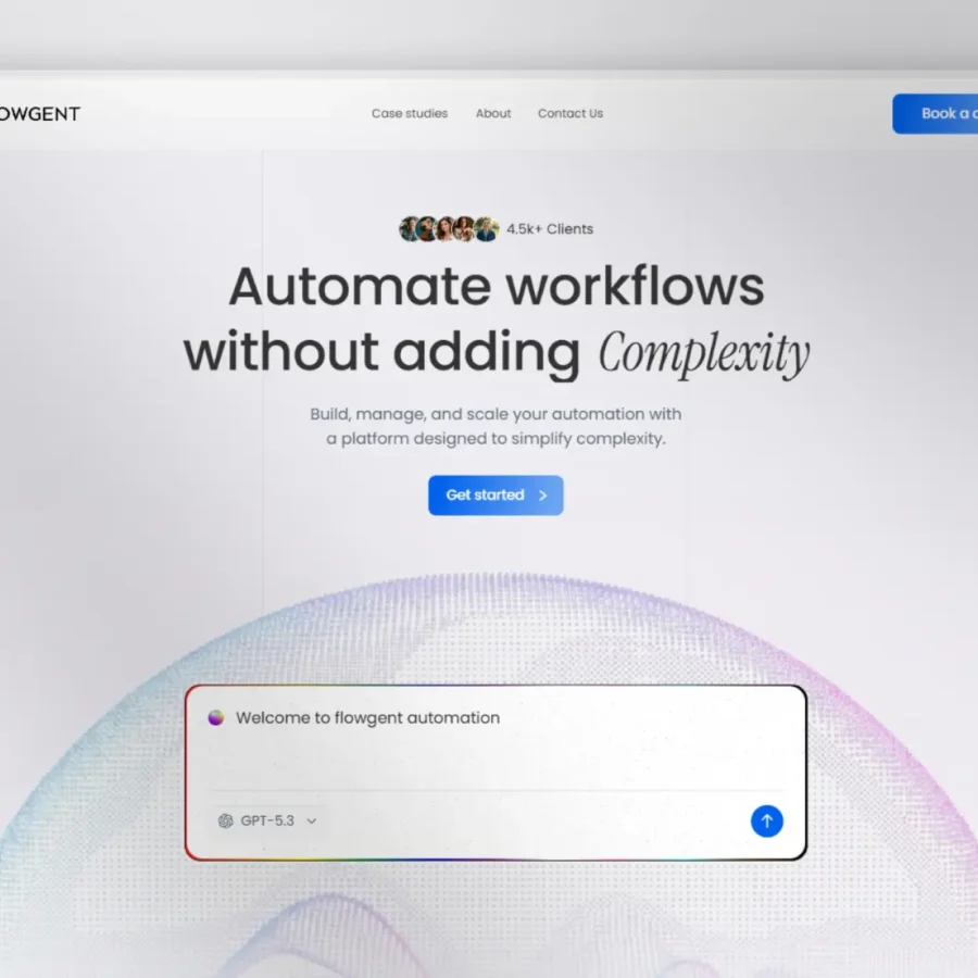 Flowgent — Automation & AI Agent Template — Ayush Kumar Framer Template