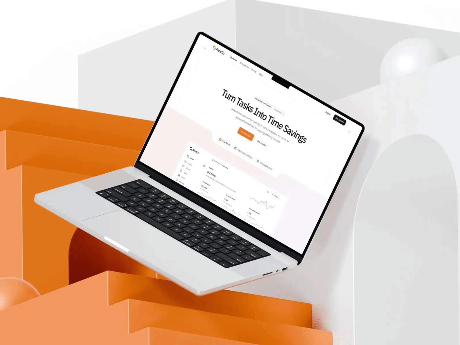 Flowtic — SaaS & Startup Website