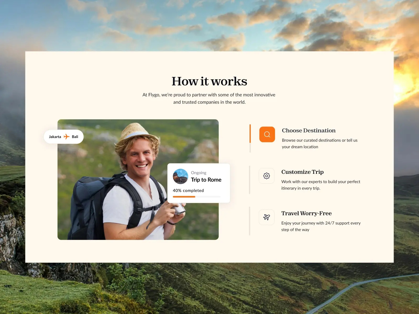 FlyGo — Travel & Tour Agency Website