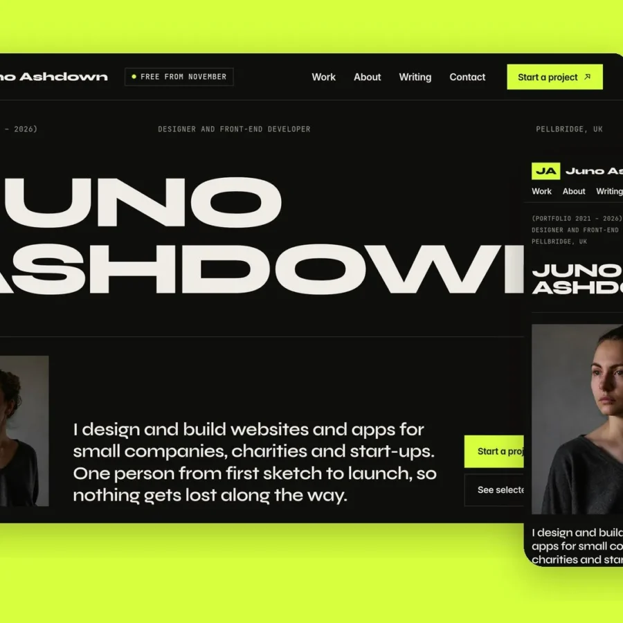 Folio Works — Yehor Vermiyenko Framer Template