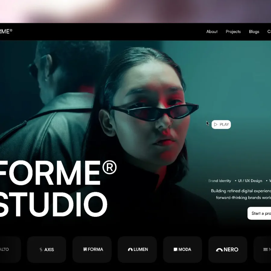FORME — Creative Studio Template — Kumar SK Framer Template