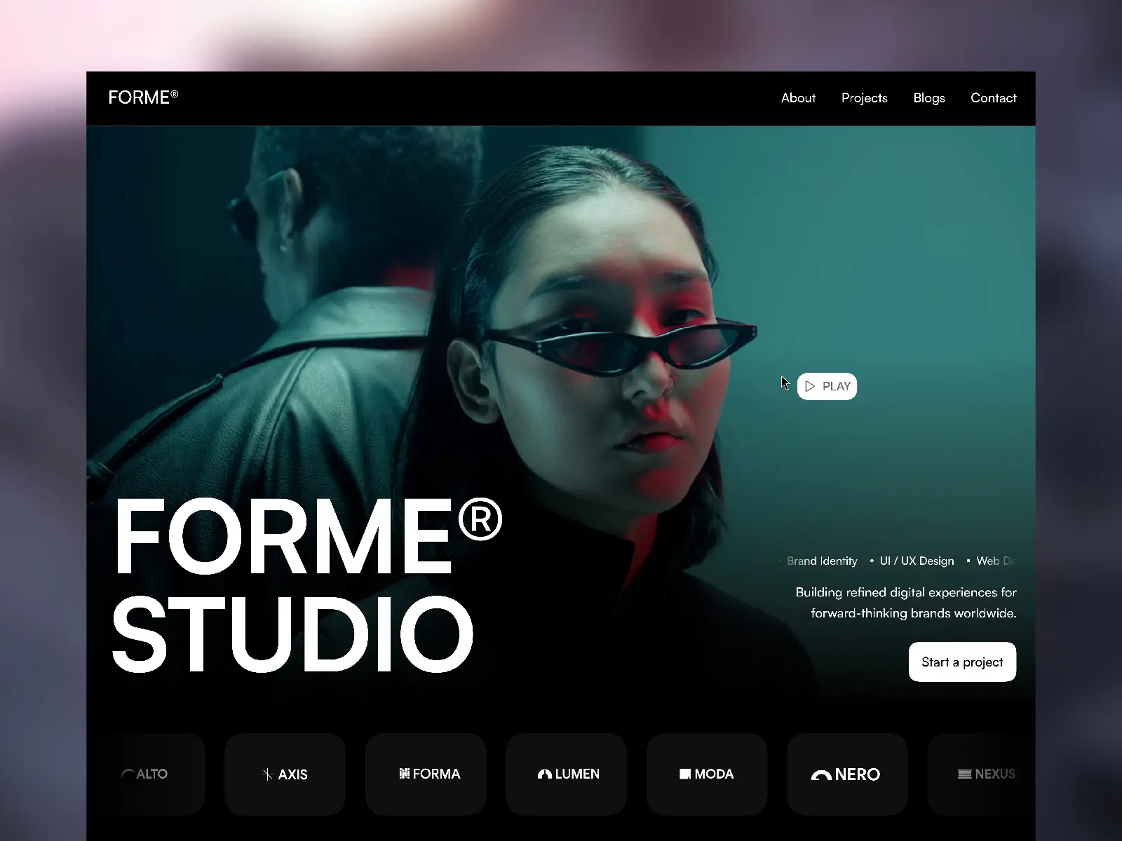 FORME — Creative Studio Template — Kumar SK Framer Template