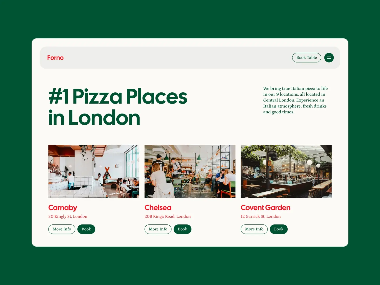 Forno — Best Restaurant Template