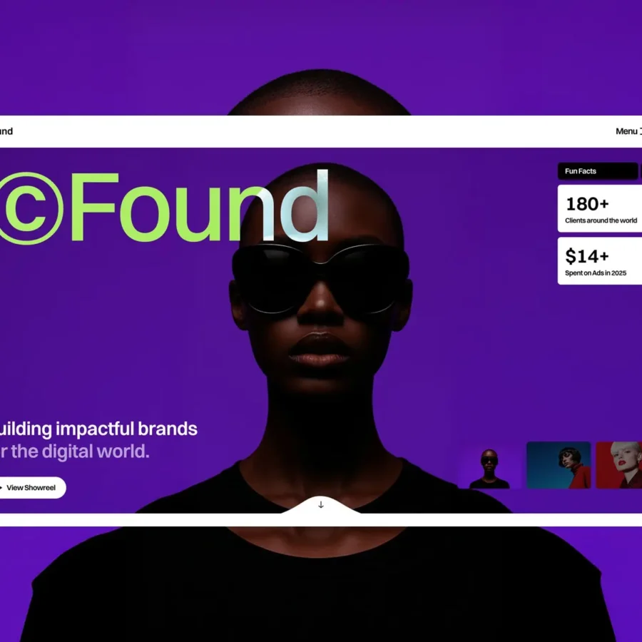 Found X — Agency and Portfolio Template — Flowmance Framer Template