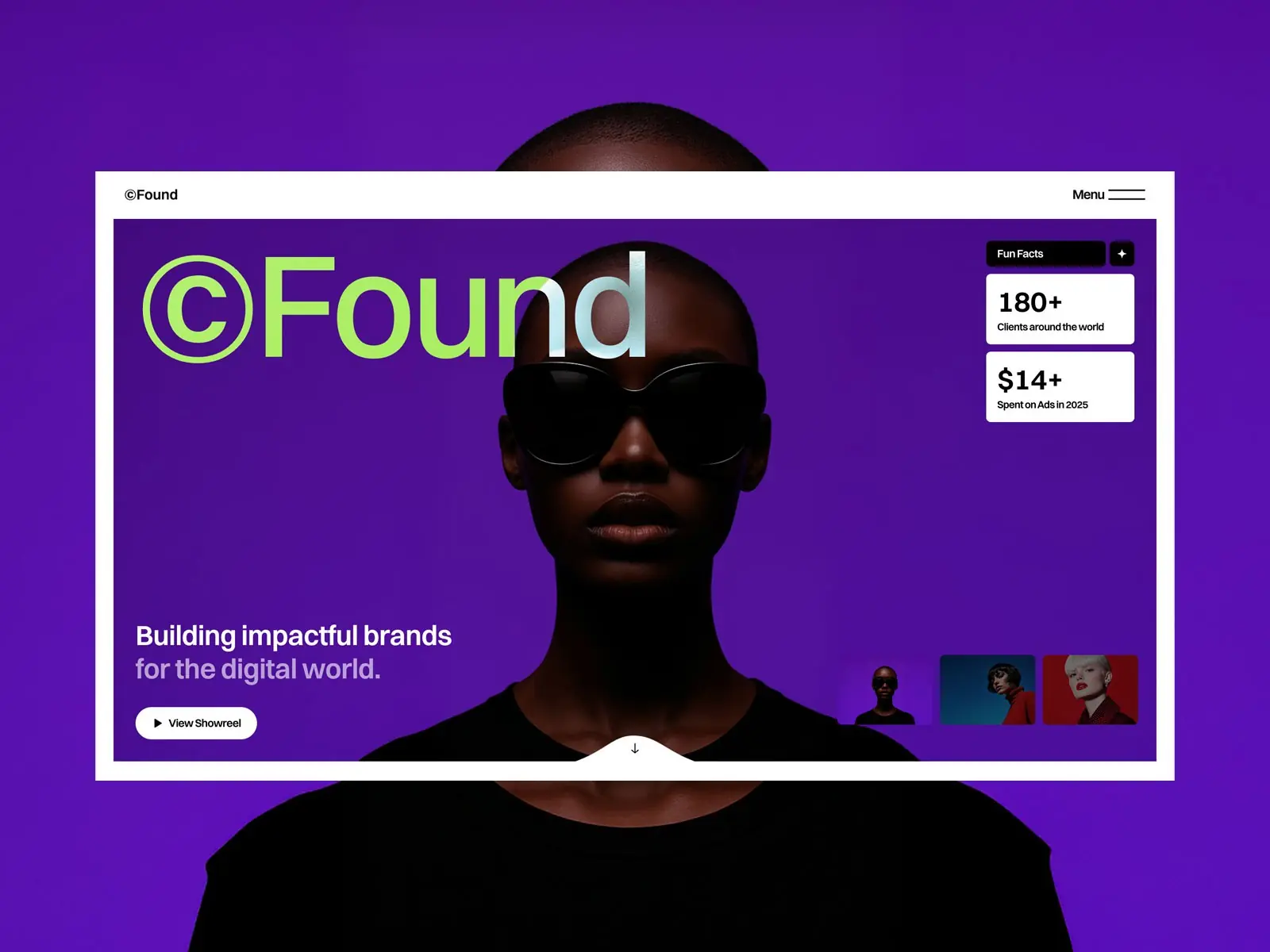 Found X — Agency and Portfolio Template — Flowmance Framer Template