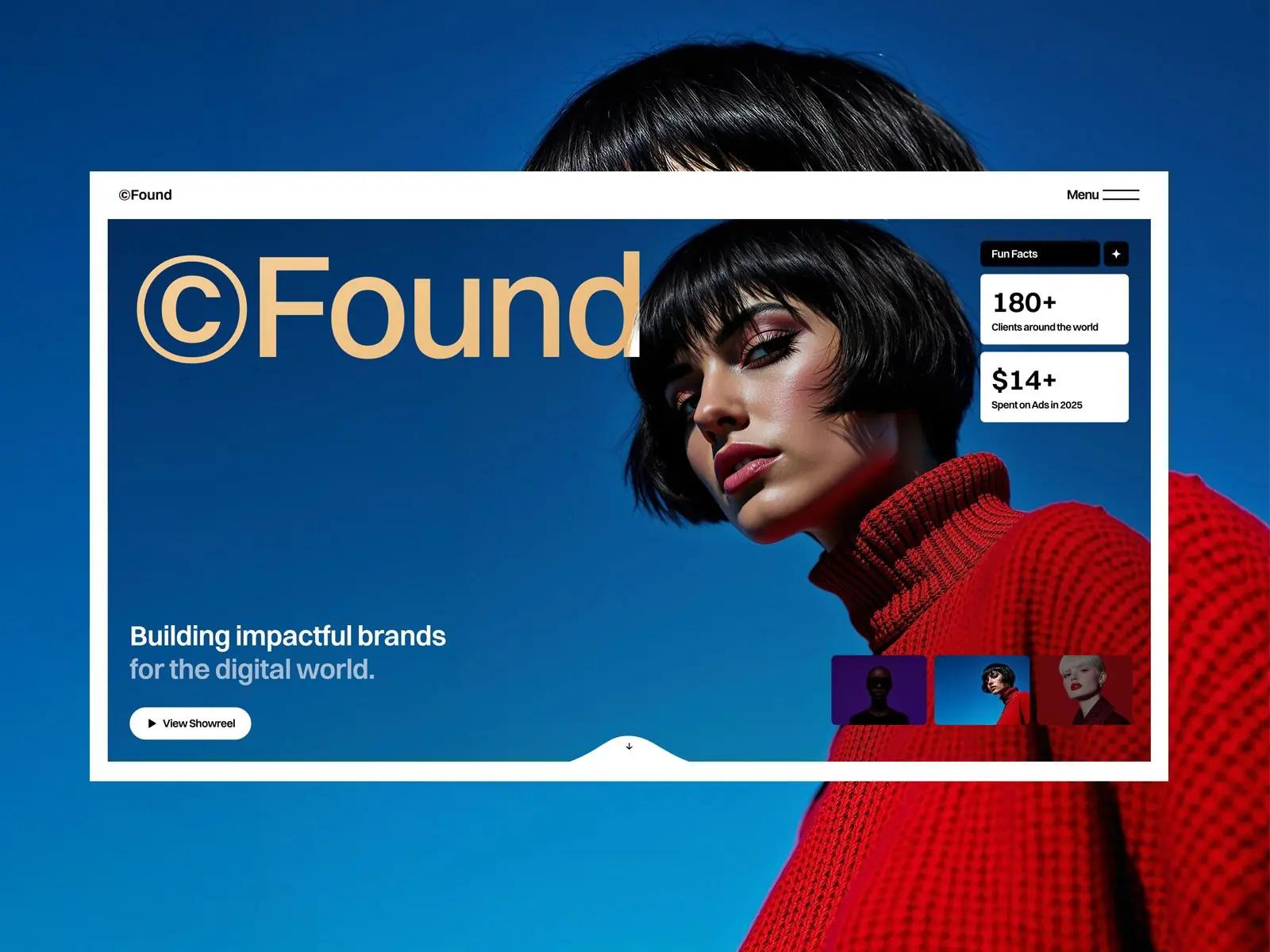 Found X — Agency and Portfolio Template