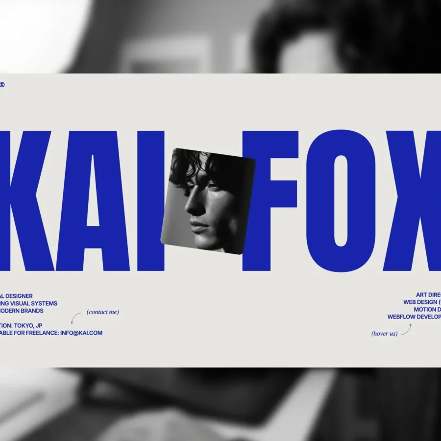 Fox X — Free Portfolio Template — Flowmance Framer Template