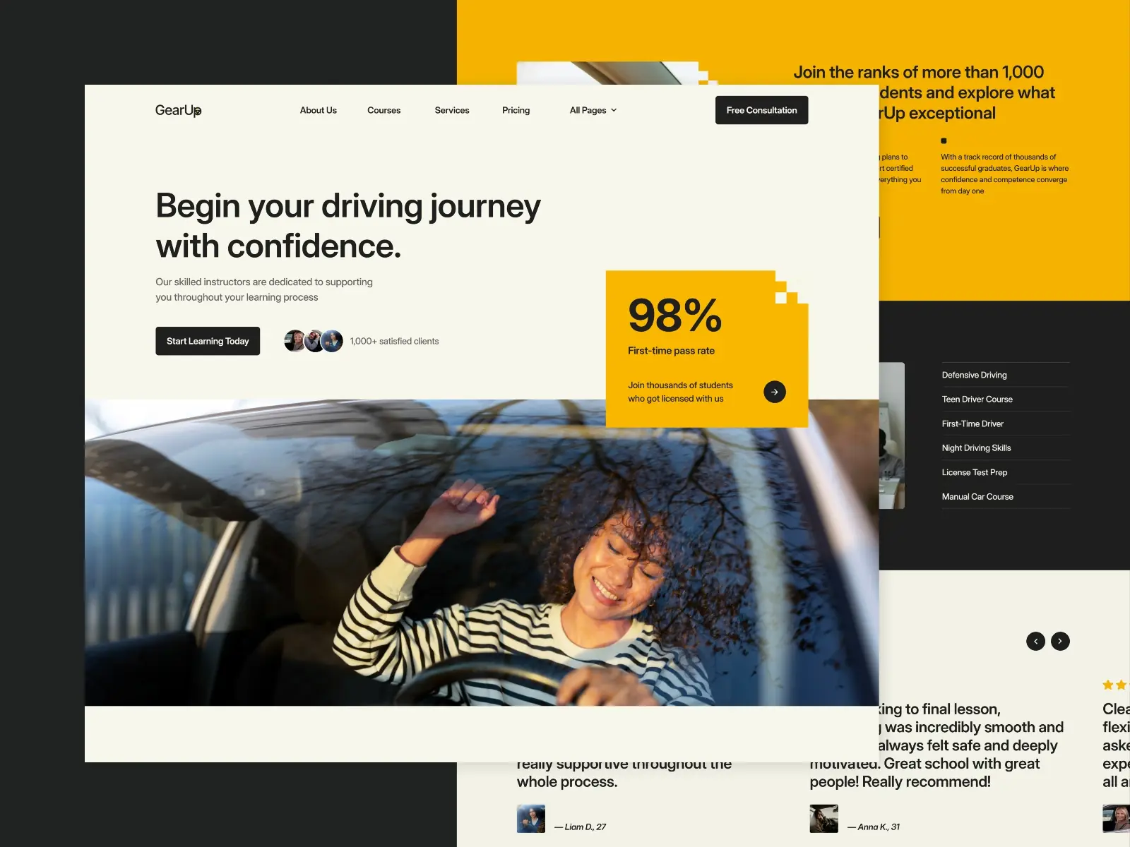 Gearup — Driving School and Courses