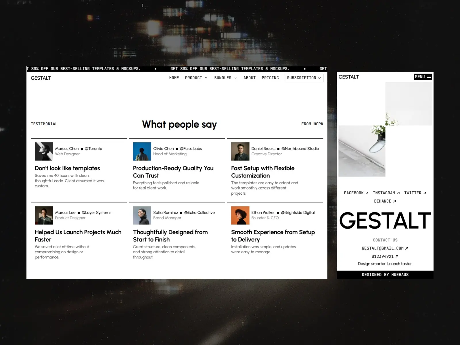 Gestalt — Premium E-Commerce Template