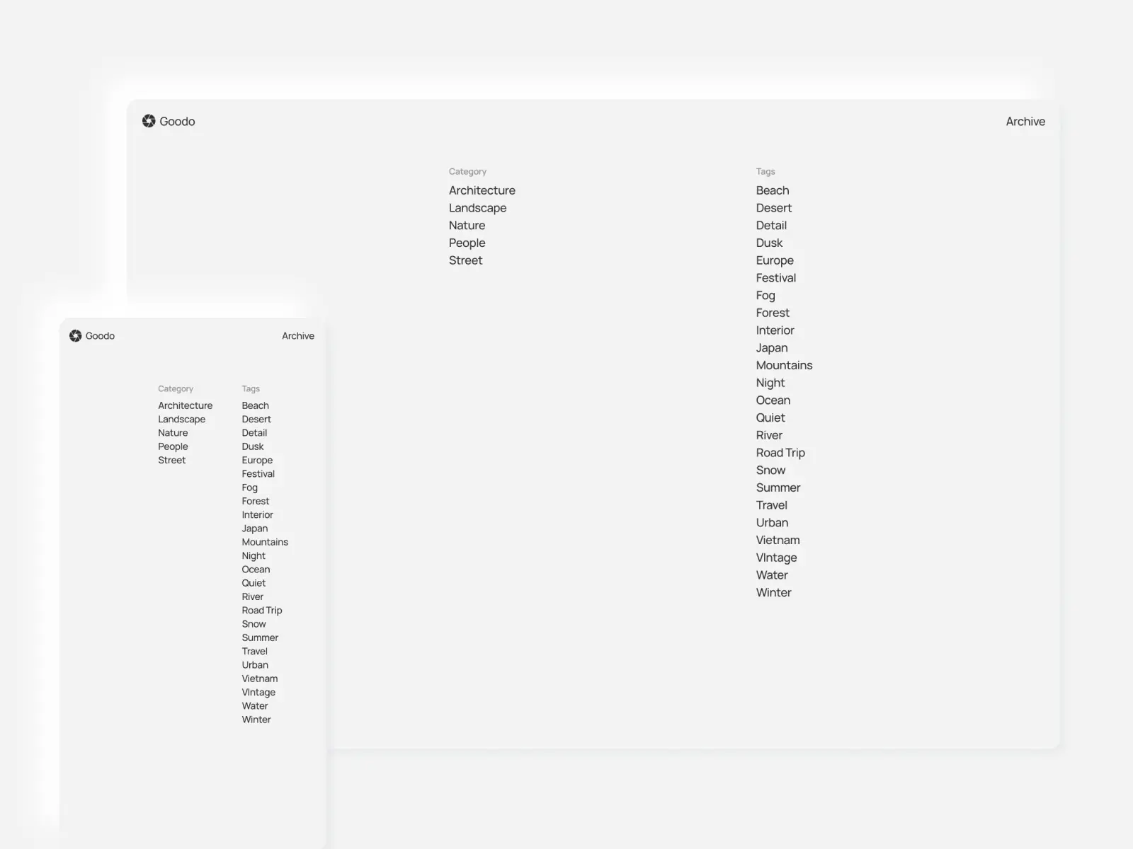 Goodo — Log your shots. Share your story.
