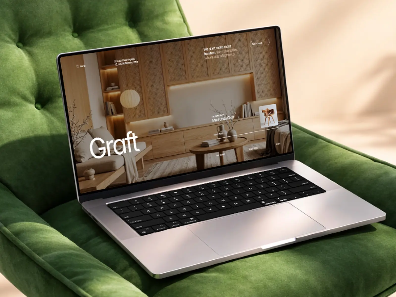 Graft — Furniture, Interior Design Landing — Stacy More Framer Template