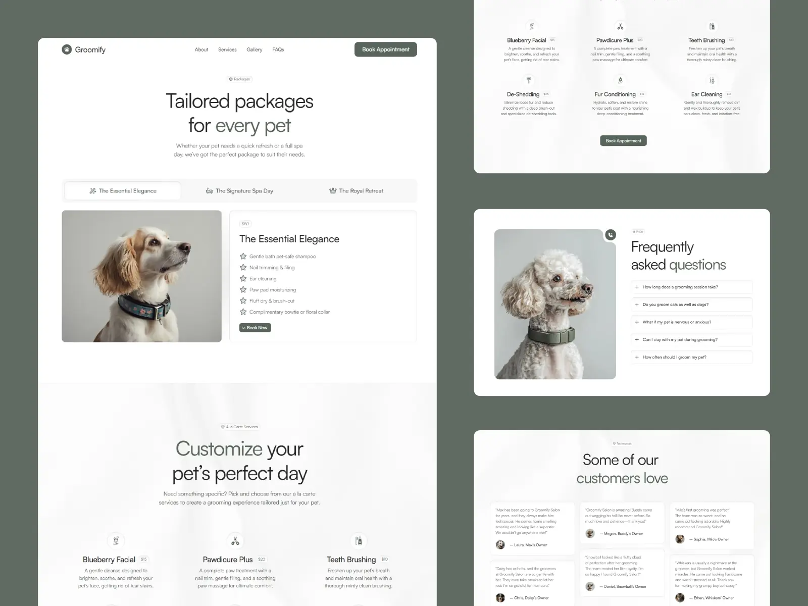 Groomify — Pet Grooming Template