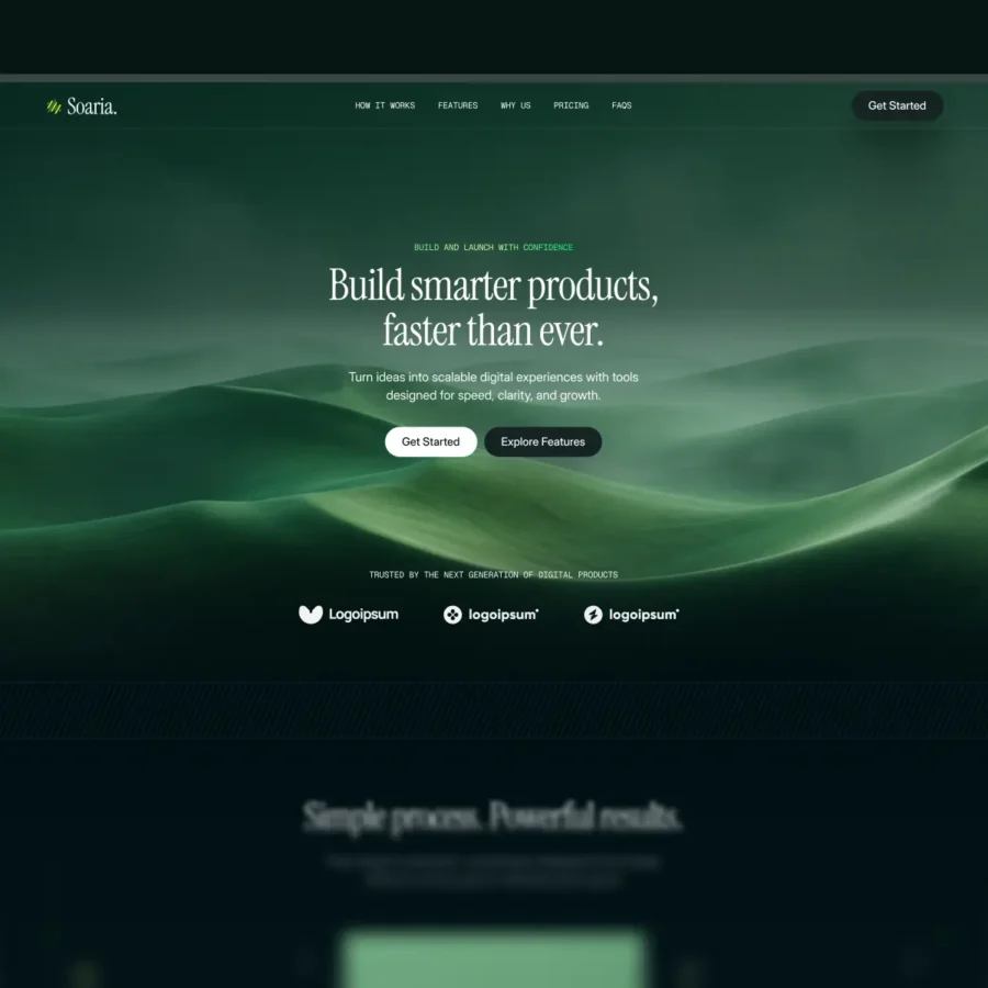 Growxia — Ai SaaS webste template — Arini Studio Framer Template