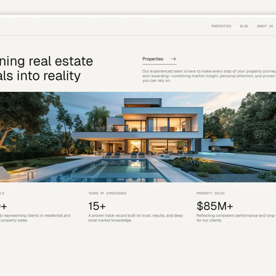 Habitura — Real Estate Template — Gergő Cserba Framer Template