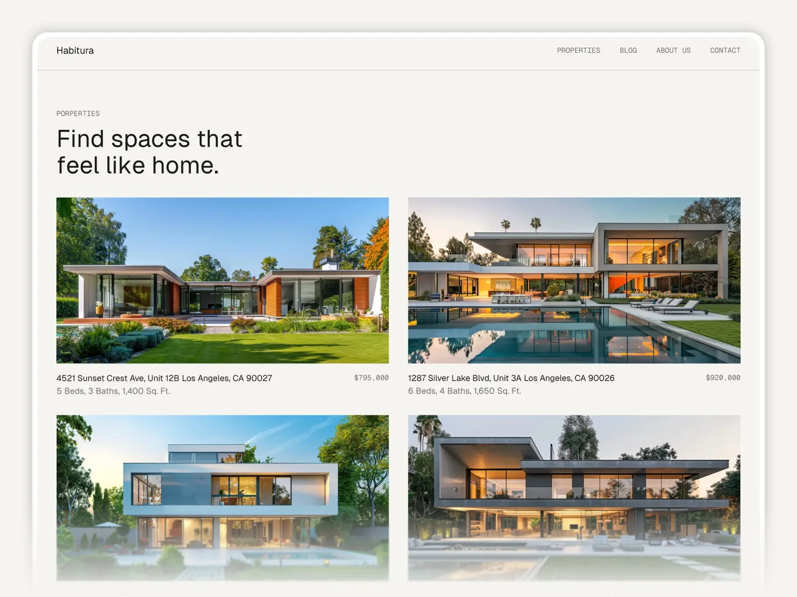 Habitura — Real Estate Template
