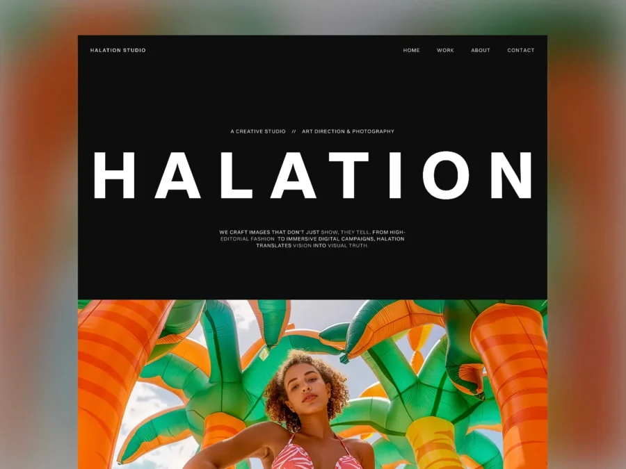 Halation — Where craft meets concept. — Temitope Niyi Framer Template