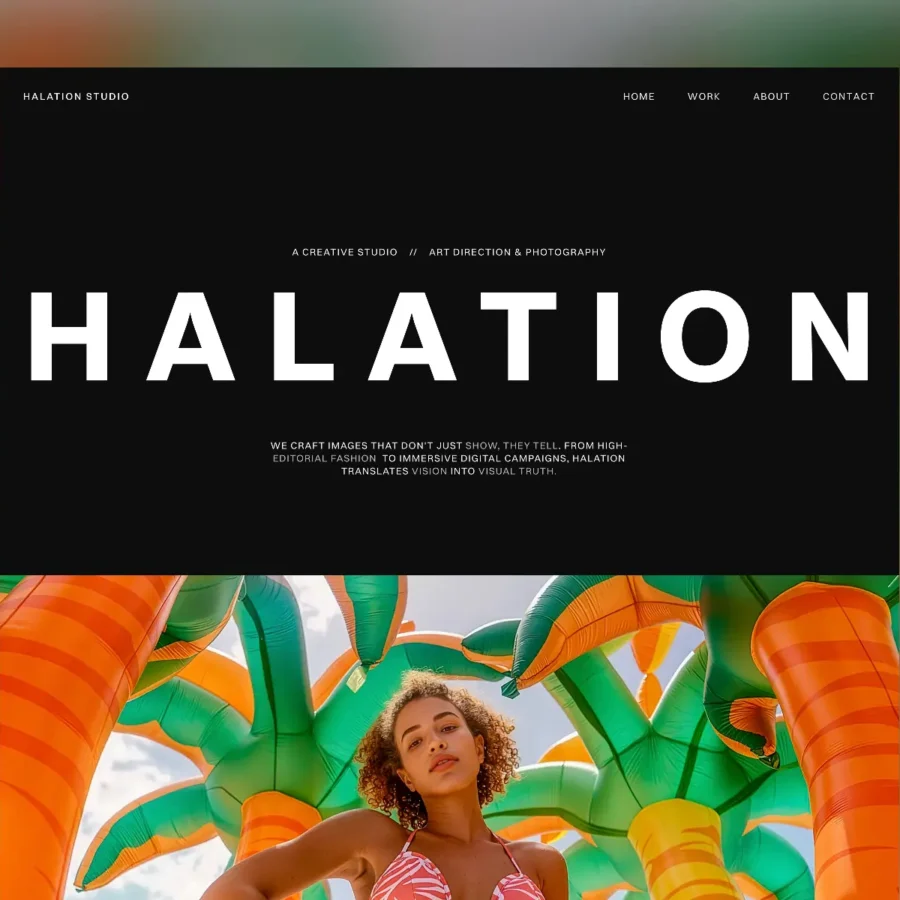 Halation — Where craft meets concept. — Temitope Niyi Framer Template
