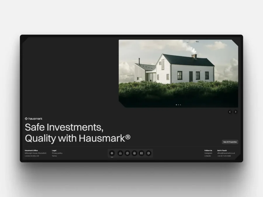 Hausmark — Real Estate Framer Template — Dávid Tóth Framer Template