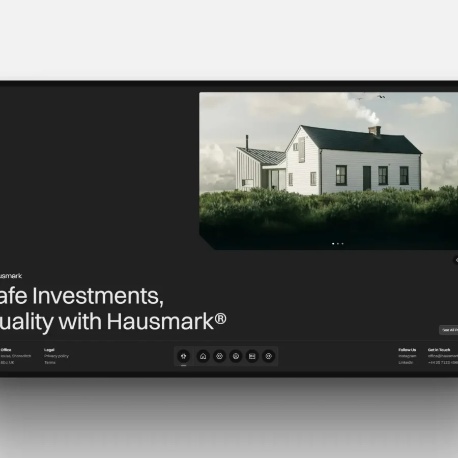 Hausmark — Real Estate Framer Template — Dávid Tóth Framer Template